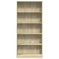 Preview: B?cherregal Sonoma-Eiche 80 x 24 x 176 cm Holzwerkstoff