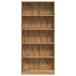 Preview: Bücherregal Artisan-Eiche 80x24x176 cm Holzwerkstoff