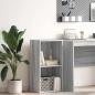 Preview: ARDEBO.de - Bücherregal Grau Sonoma 40x30x77 cm Holzwerkstoff