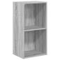 Preview: Bücherregal Grau Sonoma 40x30x77 cm Holzwerkstoff