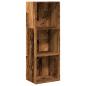 Preview: B?cherregal Altholz-Optik 40x30x114 cm Holzwerkstoff
