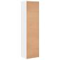 Preview: Bücherregal Weiß 40x30x152 cm Holzwerkstoff