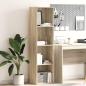 Preview: ARDEBO.de - Bücherregal Sonoma-Eiche 40x30x152 cm Holzwerkstoff