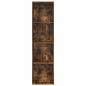Preview: Bücherregal Räuchereiche 40x30x152 cm Holzwerkstoff