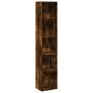 Preview: Bücherregal Räuchereiche 40x30x189 cm Holzwerkstoff