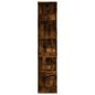 Preview: Bücherregal Räuchereiche 40x30x189 cm Holzwerkstoff