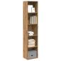 Preview: ARDEBO.de - Bücherregal Artisan-Eiche 40x30x189 cm Holzwerkstoff