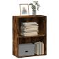 Preview: ARDEBO.de - Bücherregal Räuchereiche 60x30x77 cm Holzwerkstoff