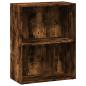 Preview: Bücherregal Räuchereiche 60x30x77 cm Holzwerkstoff