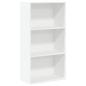 Preview: B?cherregal Wei? 60x30x114 cm Holzwerkstoff