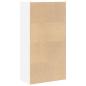 Preview: B?cherregal Wei? 60x30x114 cm Holzwerkstoff