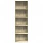 Preview: Bücherregal Sonoma-Eiche 60x30x189 cm Holzwerkstoff