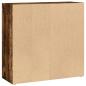 Preview: Bücherregal Räuchereiche 80x30x77 cm Holzwerkstoff