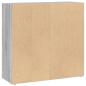 Preview: Bücherregal Grau Sonoma 80x30x77 cm Holzwerkstoff