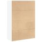 Preview: B?cherregal Wei? 80x30x114 cm Holzwerkstoff