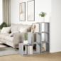 Preview: Raumteiler-B?cherregal 3 Etagen Grau Sonoma 99x29x99 cm