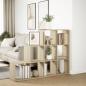 Preview: Raumteiler-B?cherregal 3 Stufen Sonoma-Eiche 137,5x29x103,5 cm