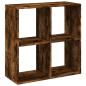 Preview: Raumteiler-B?cherregal R?uchereiche 69,5x29x69,5 cm