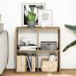 Preview: ARDEBO.de - Raumteiler-Bücherregal Artisan-Eiche 69,5x29x69,5 cm