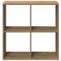 Preview: Raumteiler-Bücherregal Artisan-Eiche 69,5x29x69,5 cm