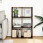 Preview: Raumteiler-B?cherregal R?uchereiche 69,5x29x103,5 cm