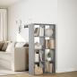 Preview: Raumteiler-Bücherregal Grau Sonoma 69,5x29x137,5 cm