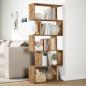 Preview: Raumteiler-Bücherregal 5 Etagen Artisan-Eiche 70x24x161 cm