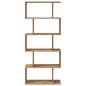 Preview: Raumteiler-Bücherregal 5 Etagen Artisan-Eiche 70x24x161 cm