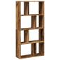 Preview: Bücherregal Altholz-Optik 60x20x120,5 cm Holzwerkstoff