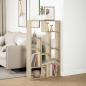 Preview: Bücherregal Sonoma-Eiche 72x20x120,5 cm Holzwerkstoff