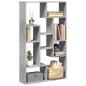 Preview: ARDEBO.de - Bücherregal Betongrau 72x20x120,5 cm Holzwerkstoff