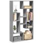 Preview: ARDEBO.de - Bücherregal Grau Sonoma 72x20x120,5 cm Holzwerkstoff