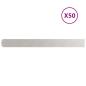 Preview: Raseneinfassung 50 Stk. 10 x 103 cm Edelstahl Silber