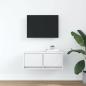 Preview: TV-Schrank Weiß 60x31x25,5 cm Holzwerkstoff