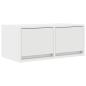 Preview: TV-Schränke 2 Stk. Weiß 60x31x25,5 cm Holzwerkstoff