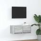 Preview: ARDEBO.de - TV-Schrank Grau Sonoma 60x31x25,5 cm Holzwerkstoff