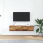 Preview: TV-Schränke 2 Stk. Altholz-Optik 60x31x25,5 cm Holzwerkstoff