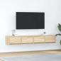 Preview: ARDEBO.de - TV-Schränke 2 Stk. Sonoma-Eiche 80x31x25,5 cm Holzwerkstoff