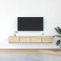 Preview: TV-Schränke 2 Stk. Sonoma-Eiche 80x31x25,5 cm Holzwerkstoff