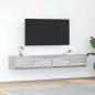 Preview: ARDEBO.de - TV-Schränke 2 Stk. Grau Sonoma 80x31x25,5 cm Holzwerkstoff