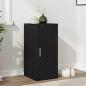 Preview: ARDEBO.de - Schuhschrank Schwarz Eichen-Optik 32x35x70 cm Holzwerkstoff