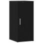 Preview: Schuhschrank Schwarz Eichen-Optik 32x35x70 cm Holzwerkstoff