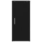 Preview: Schuhschrank Schwarz Eichen-Optik 32x35x70 cm Holzwerkstoff