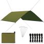 Preview: ARDEBO.de - Outdoor-Tarp 3x2 m Grün