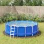 Preview: ARDEBO.de - Pool-Bodentuch Hellgrau Ø396 cm Polyester Geotextil