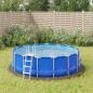 Preview: ARDEBO.de - Pool-Bodentuch Hellgrau Ø366 cm Polyester Geotextil