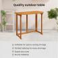 Preview: Gartenbänke Set 2 pcs Braun Massivholz Akazie
