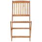 Preview: 4-tlg. Bistro-Set Massivholz Akazie