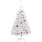 Preview: Künstlicher Weihnachtsbaum Weiß 68 x 68 x 120 cm PVC und Metall