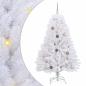 Preview: Künstlicher Weihnachtsbaum Weiß 80 x 80 x 150 cm PVC und Metall